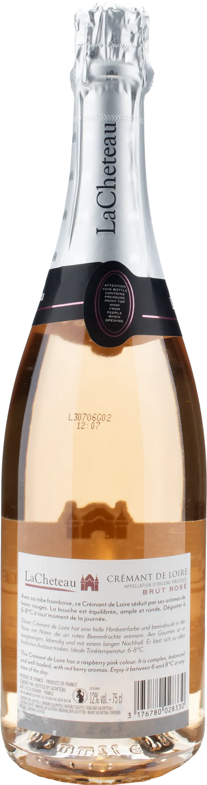 LaCheteau Cremant de Loire Rosé Brut