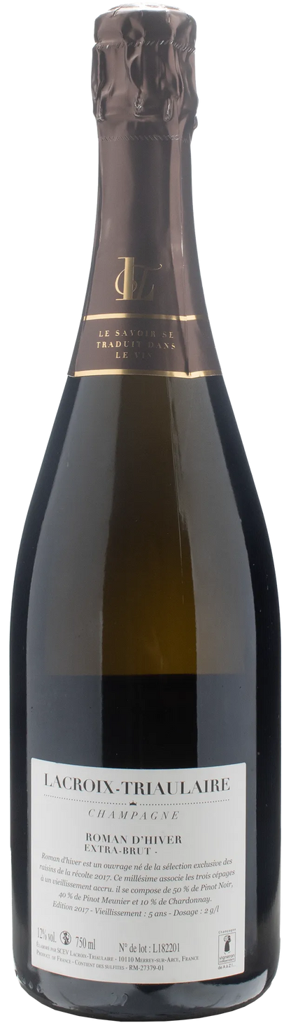 Lacroix Triaulaire Champagne Roman d'Hiver Millesime Extra Brut 2017