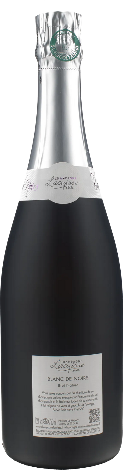Lacuisse Fréres Champagne 1er Cru Blanc de Noirs Brut Nature