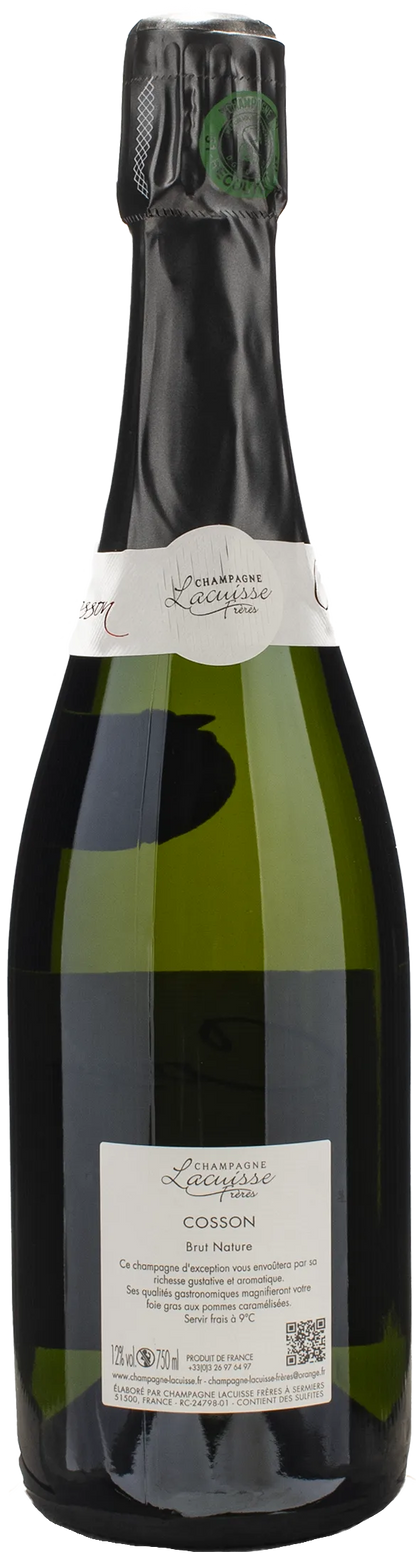 Lacuisse Freres Champagne 1er Cru Cosson Millesime Brut Nature 2014