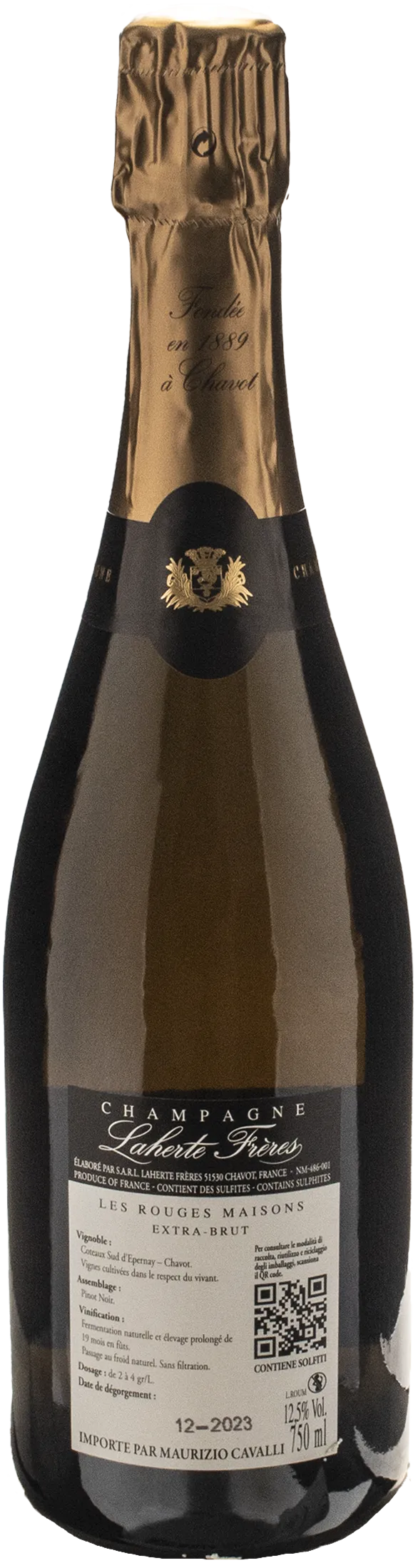 Laherte Frères Champagne Les Rouges Maisons Extra Brut