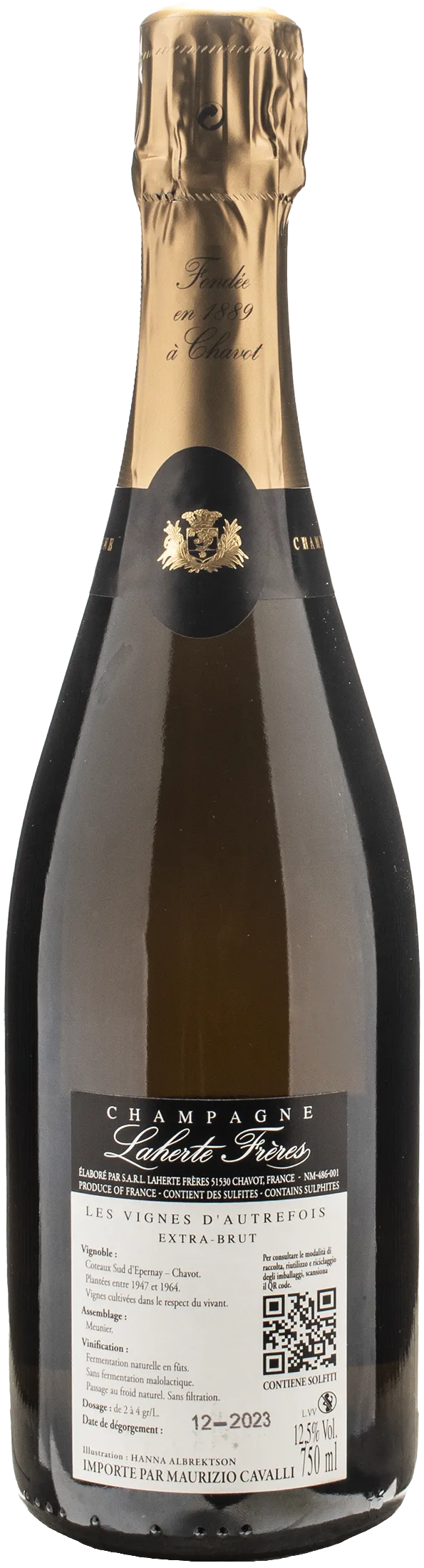 Laherte Frères Champagne Les Vignes d'Autrefois Extra Brut 2020