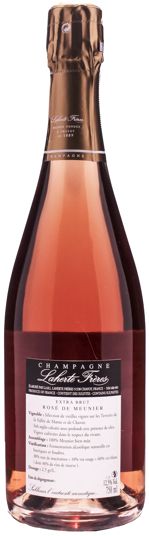 Laherte Freres Champagne Rosè de Meunier Extra Brut