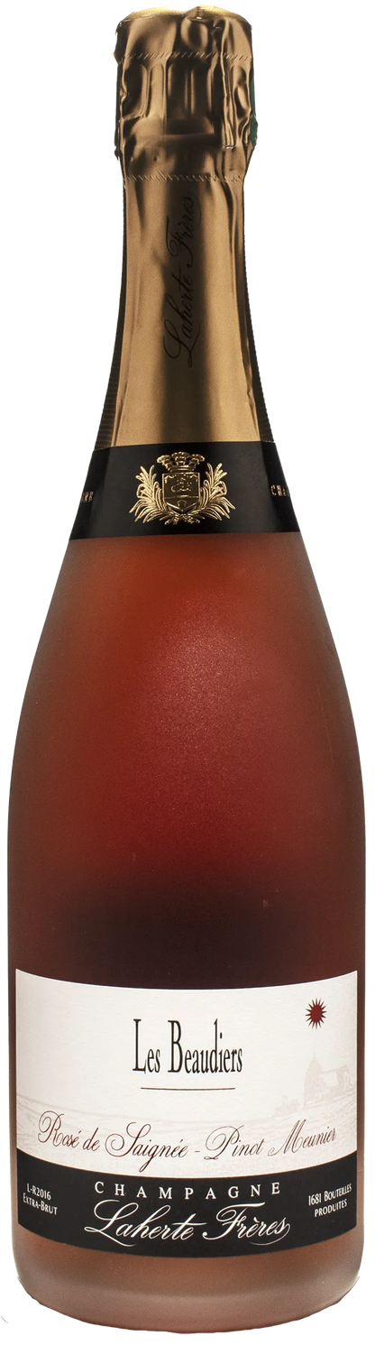 Laherte Freres Champagne Rose de Saignee Les Beaudiers Extra Brut