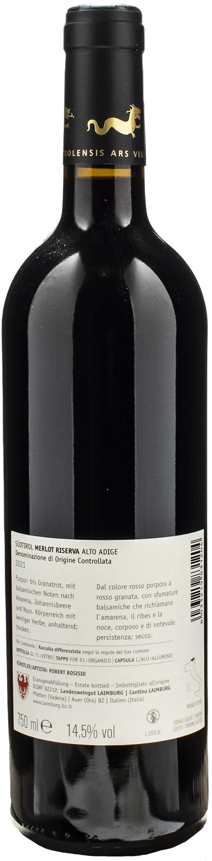 Laimburg Merlot Riserva 2021