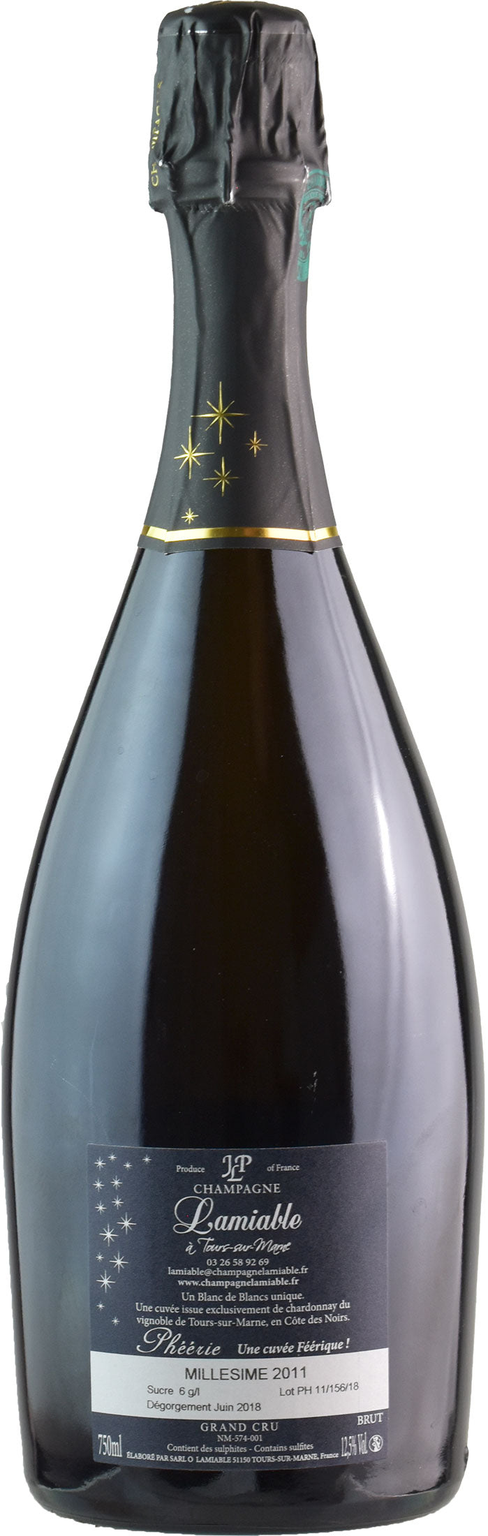 Lamiable Champagne Grand Cru Blanc de Blancs Brut Phéérie 2011