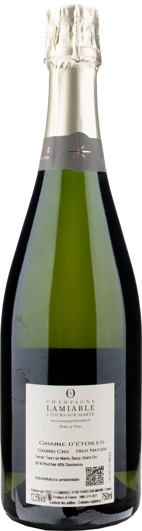 Lamiable Champagne Grand Cru Brut Nature Graine d'Etoiles