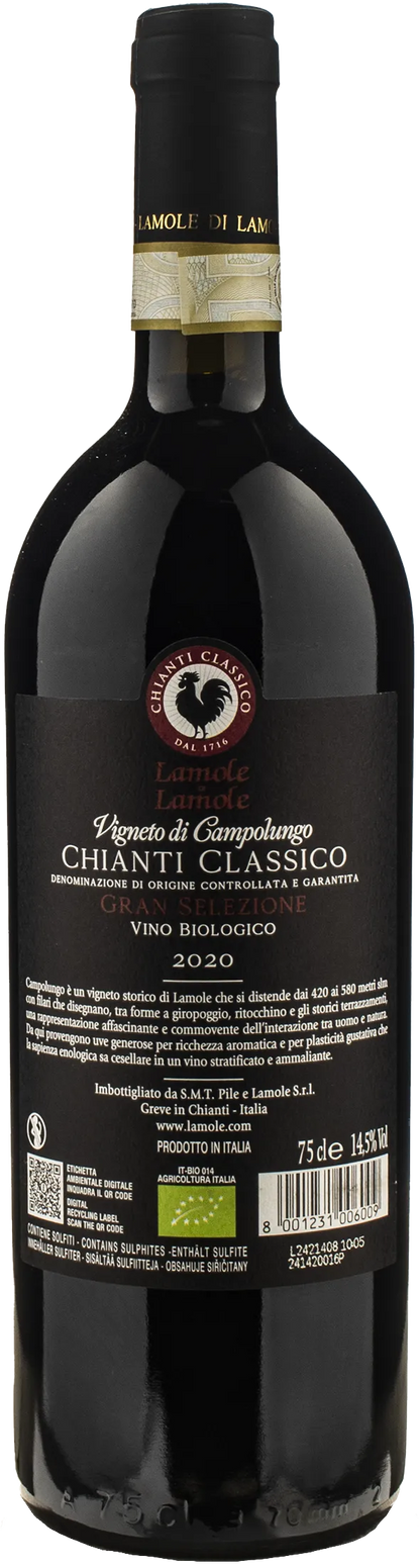 Lamole di Lamole Chianti Classico Gran Selezione Vigneto di Campolungo 2020