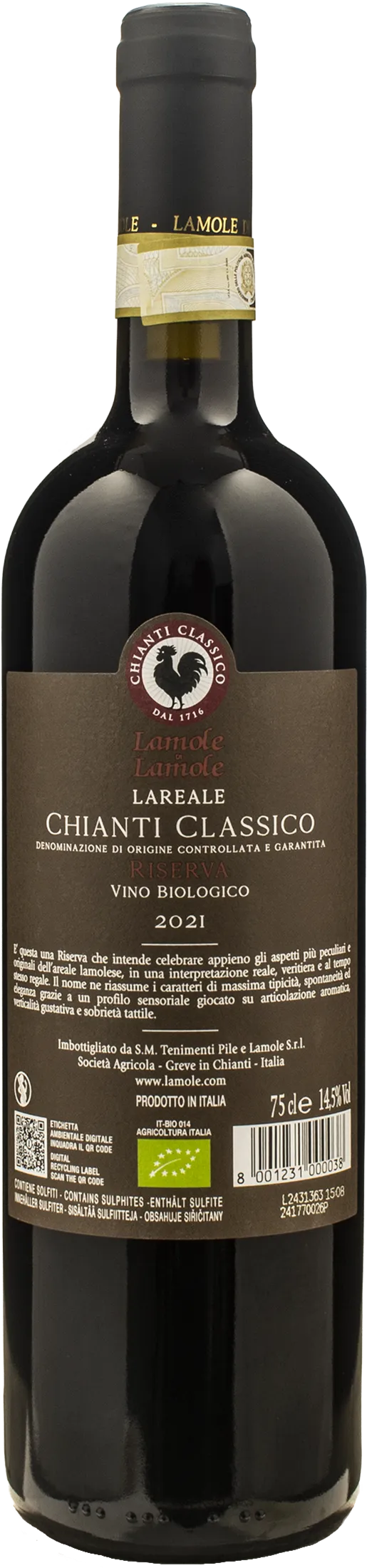 Lamole di Lamole Chianti Classico Lareale Riserva 2021