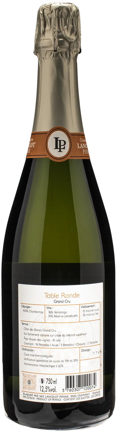 Lancelot-Pienne Champagne Grand Cru Blanc de Blancs Extra Brut Table Ronde