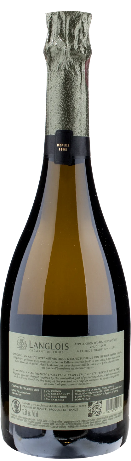 Langlois Cremant de Loire Cadence Extra Brut 2017
