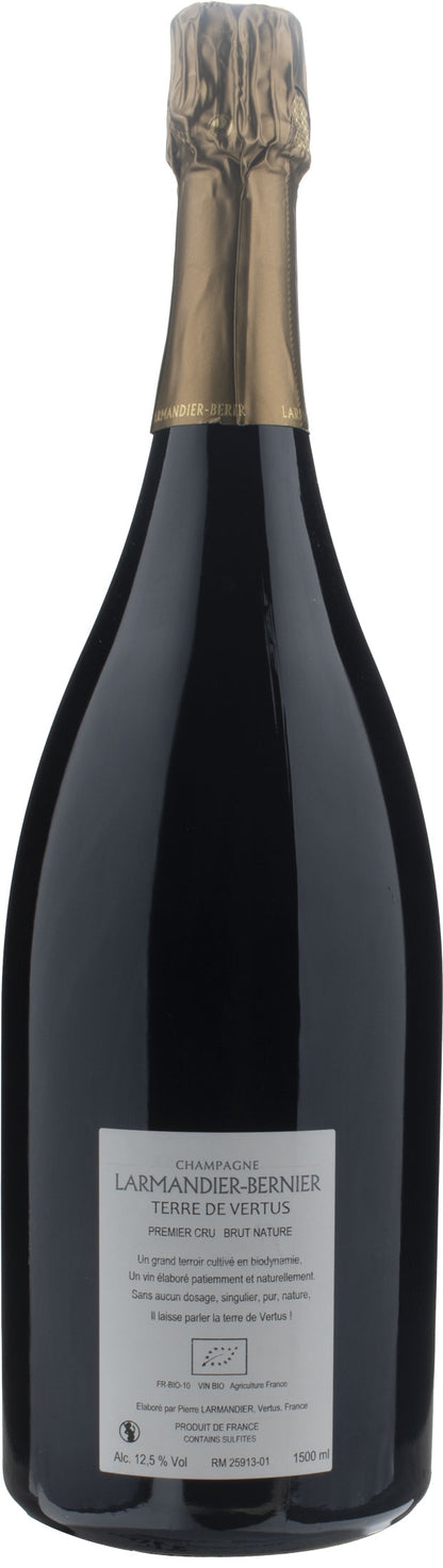 Larmandier Bernier Champagne 1er cru Terre de Vertus Brut Nature Magnum 2015