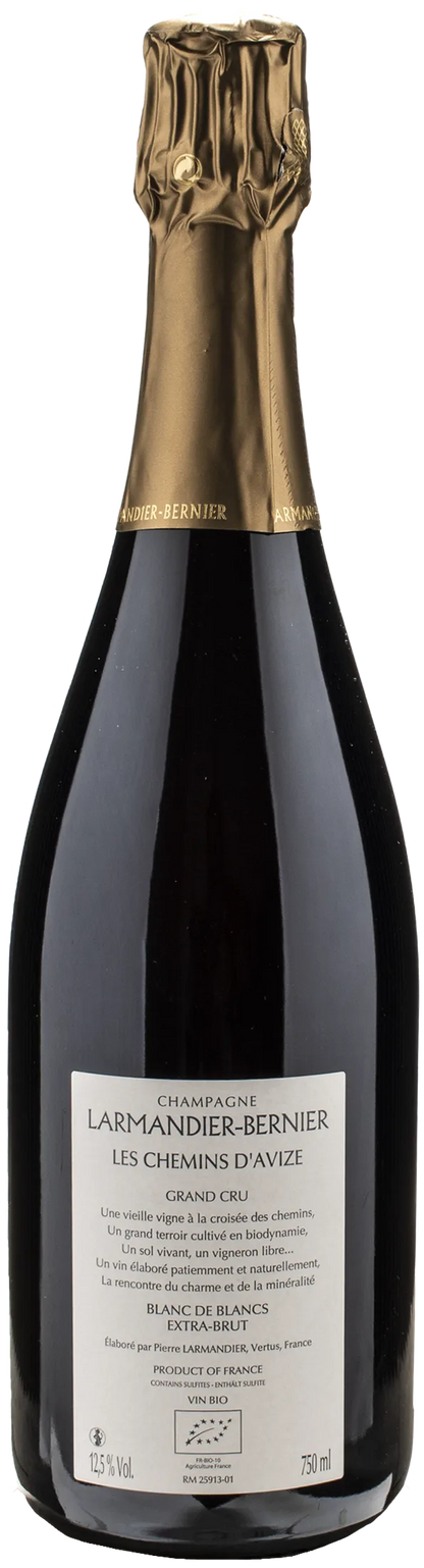 Larmandier Bernier Champagne Grand Cru Blanc de Blancs Les Chemins d'Avize Extra Brut 2016