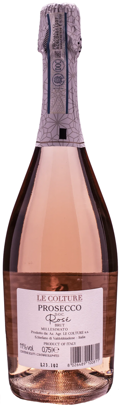 Le Colture Rosé Prosecco Brut Millesimato 2022