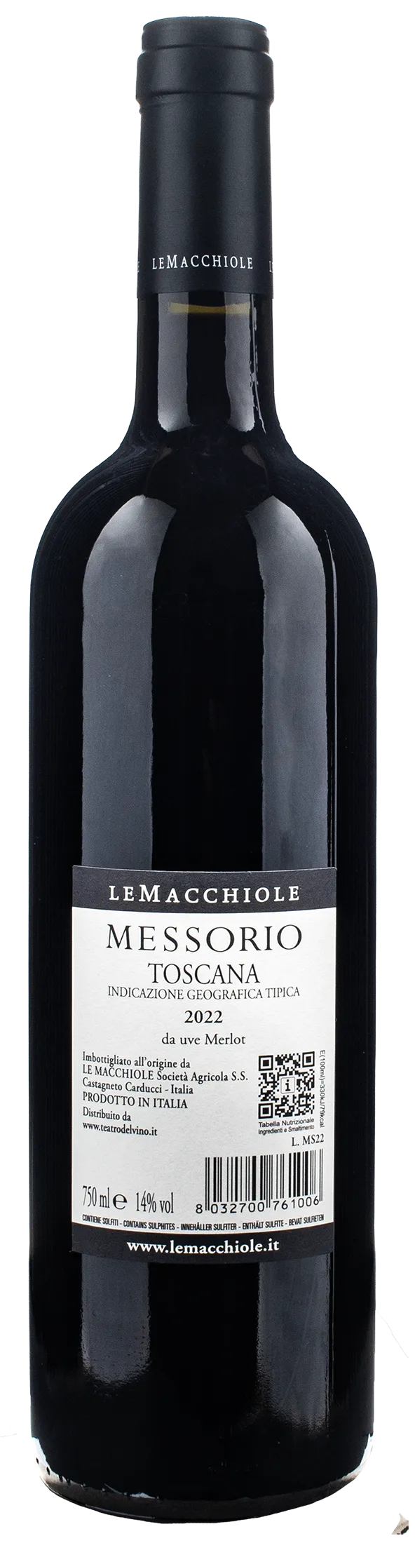 Le Macchiole Messorio 2022