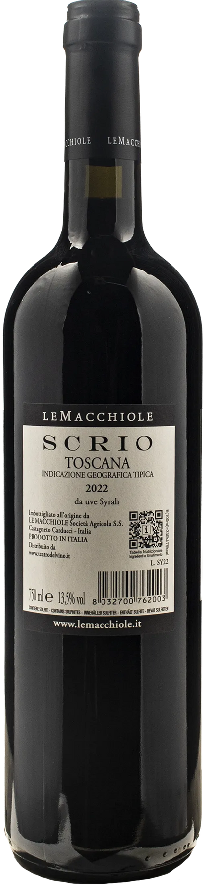 Le Macchiole Scrio 2022