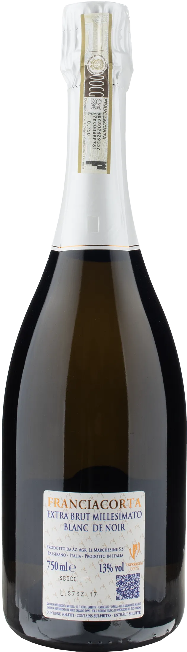 Le Marchesine Franciacorta Nodens Blanc de Noirs Extra Brut Millesimato 2017