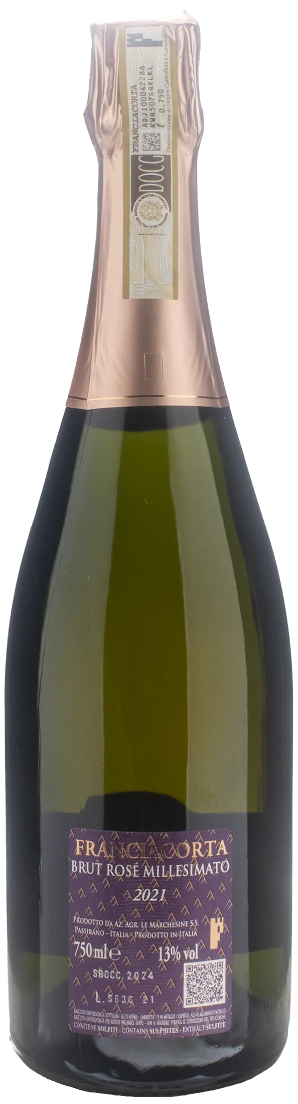 Le Marchesine Franciacorta Rosè Artio Brut Millesimato 2021