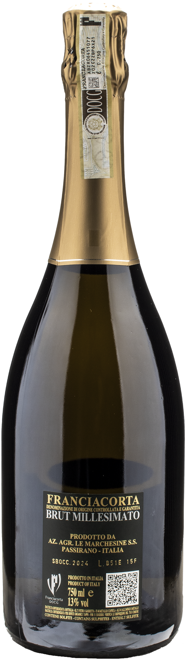 Le Marchesine Franciacorta Secolo Novo Brut Millesimato 2015