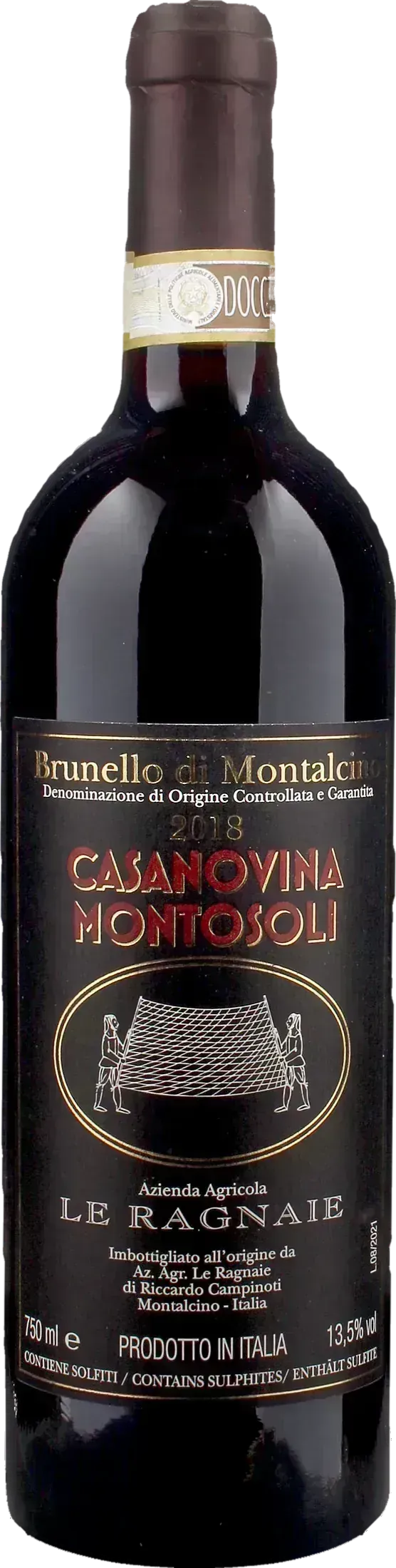 Le Ragnaie Brunello Montalcino Casanovina Montosoli 2018