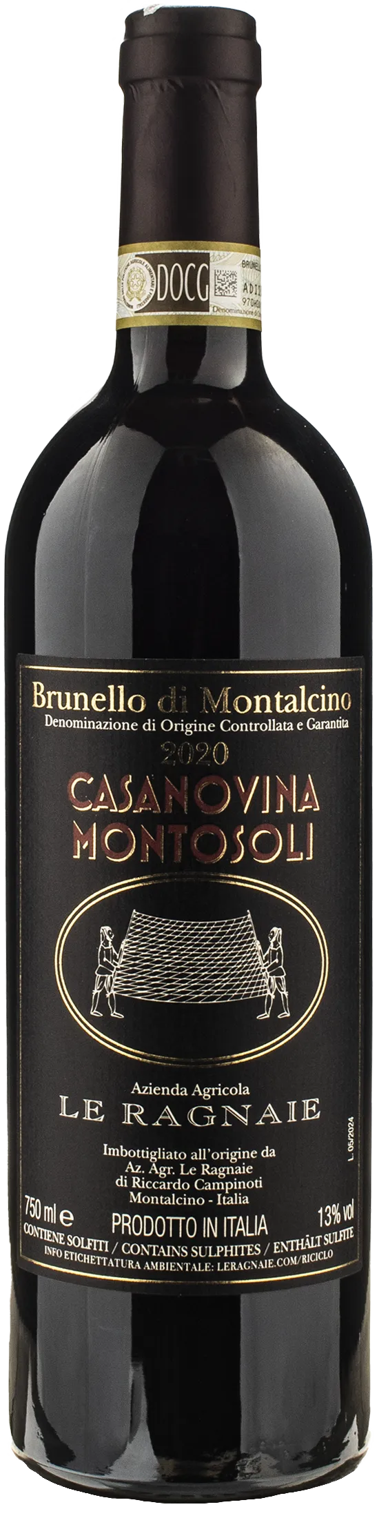 Le Ragnaie Brunello Montalcino Casanovina Montosoli 2020