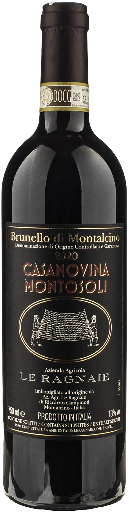 Le Ragnaie Brunello Montalcino Casanovina Montosoli 2020