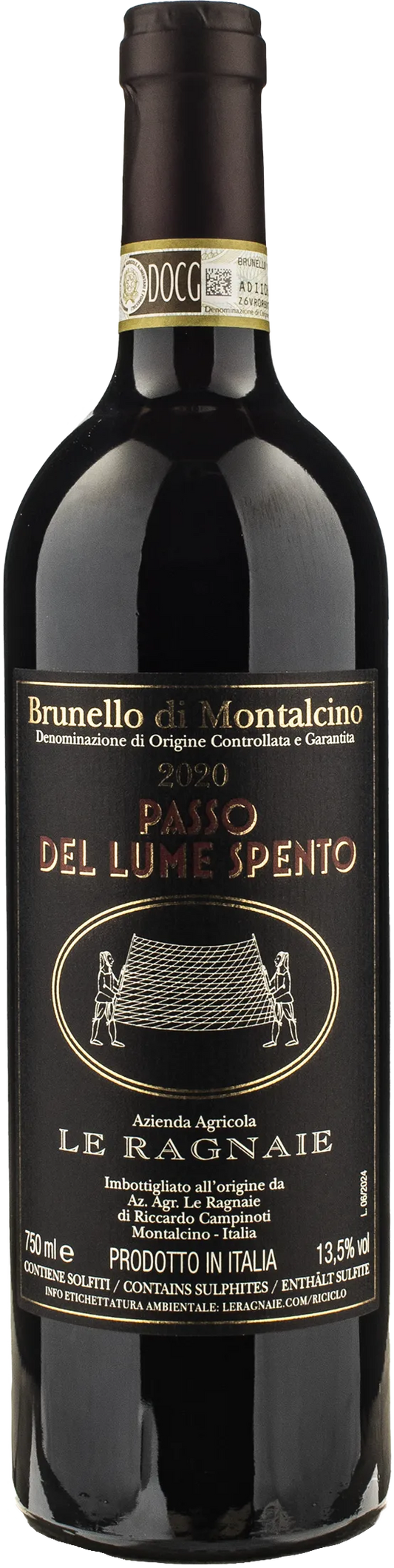 Le Ragnaie Brunello Montalcino Passo del Lume Spento 2020