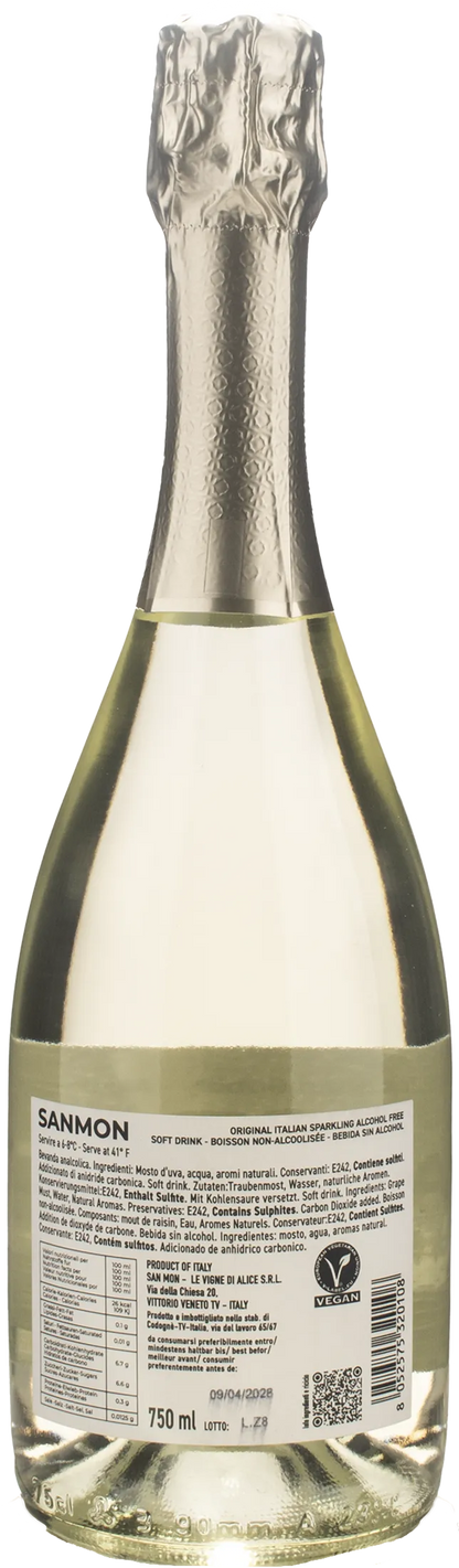 Le Vigne di Alice San Mon Spumante Zero Alcol