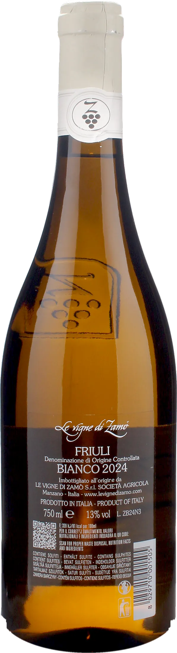 Le Vigne di Zamo Bianco 2024