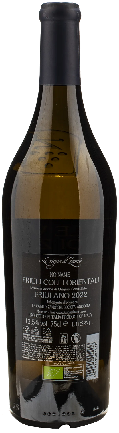Le Vigne di Zamò Friulano No Name 2022