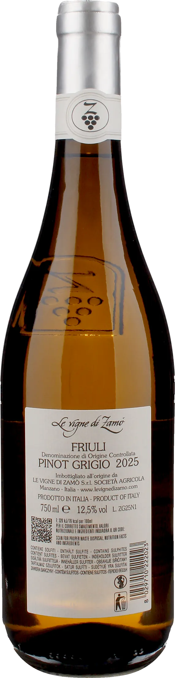 Le Vigne di Zamo Pinot Grigio 2025