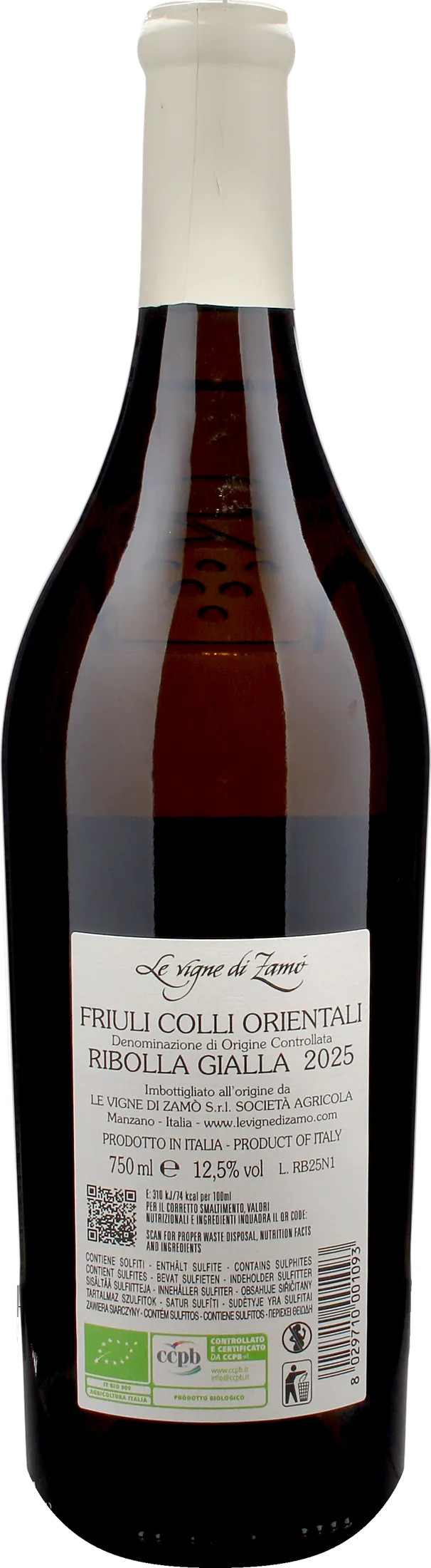 Le Vigne di Zamo Ribolla Gialla 2025