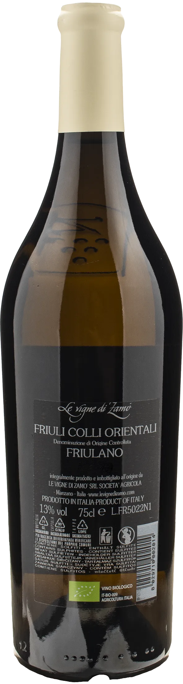 Le Vigne di Zamo Vigne 50 anni Friulano 2022