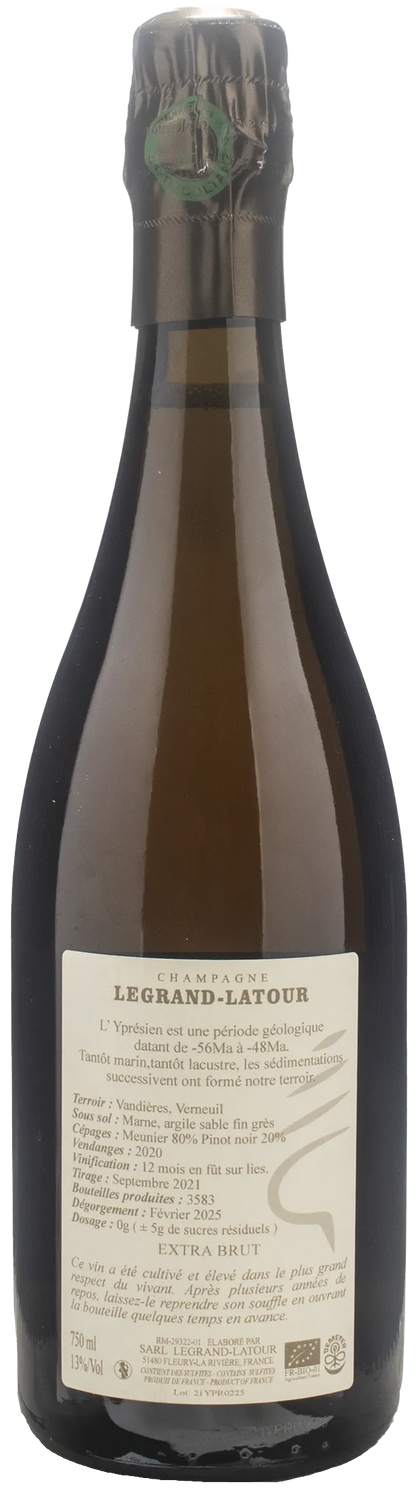 Legrand Latour Champagne Ypresien Extra Brut 2020