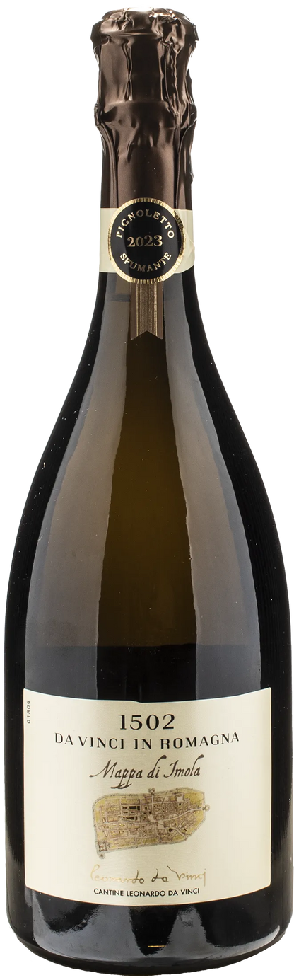 Leonardo da Vinci 1502 Mappa di Imola Pignoletto Spumante Brut 2023