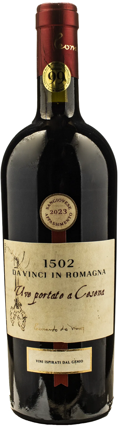 Leonardo da Vinci 1502 Sangiovese Passito Uve Portate a Cesena 2023
