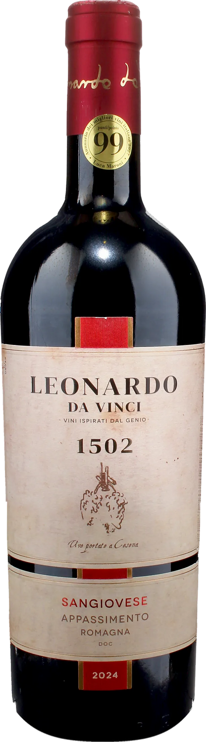 Leonardo da Vinci 1502 Sangiovese Passito Uve Portate a Cesena 2024