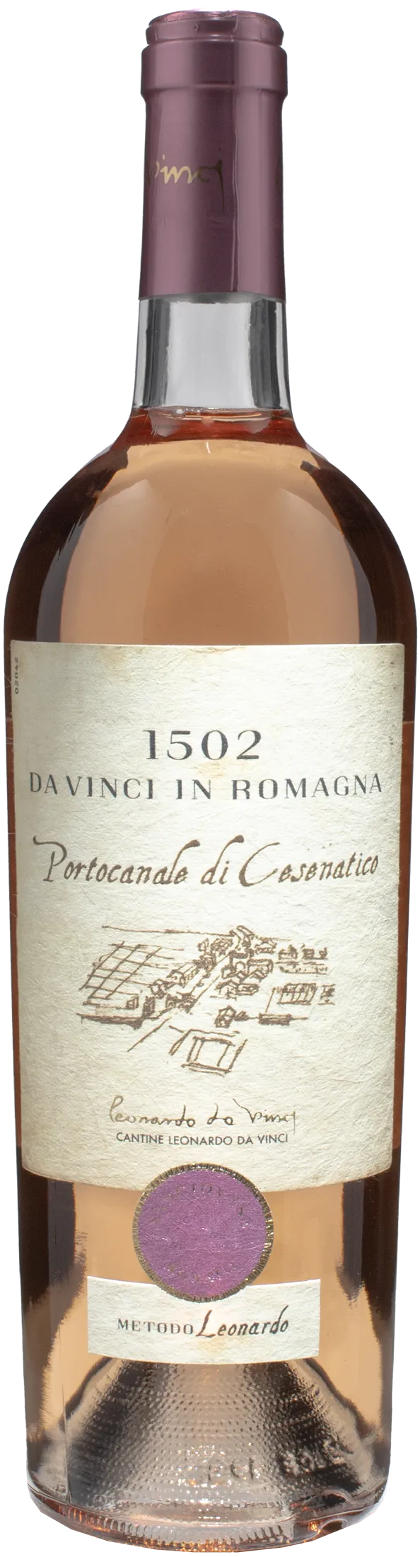 Leonardo da Vinci 1502 Sangiovese Portocanale Cesenatico Rosato 2022