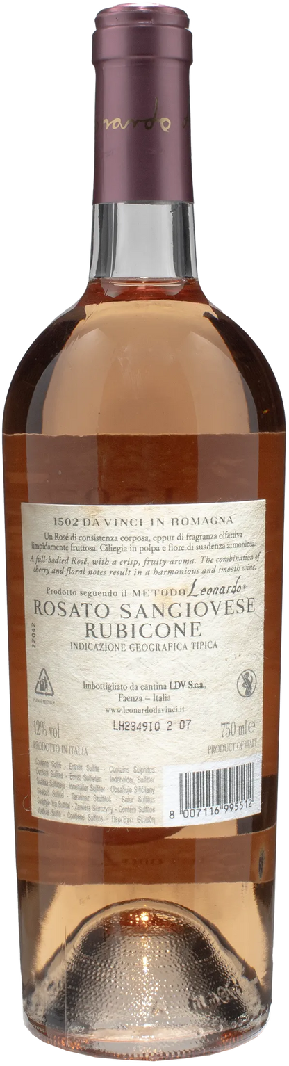 Leonardo da Vinci 1502 Sangiovese Portocanale Cesenatico Rosato 2022