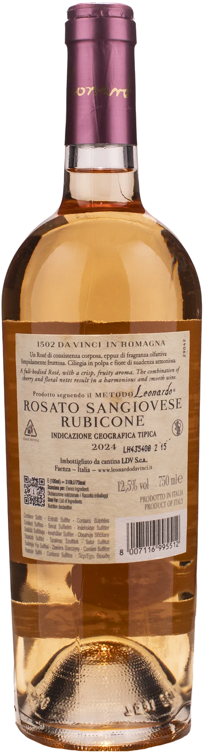Leonardo da Vinci 1502 Sangiovese Portocanale Cesenatico Rosato 2024
