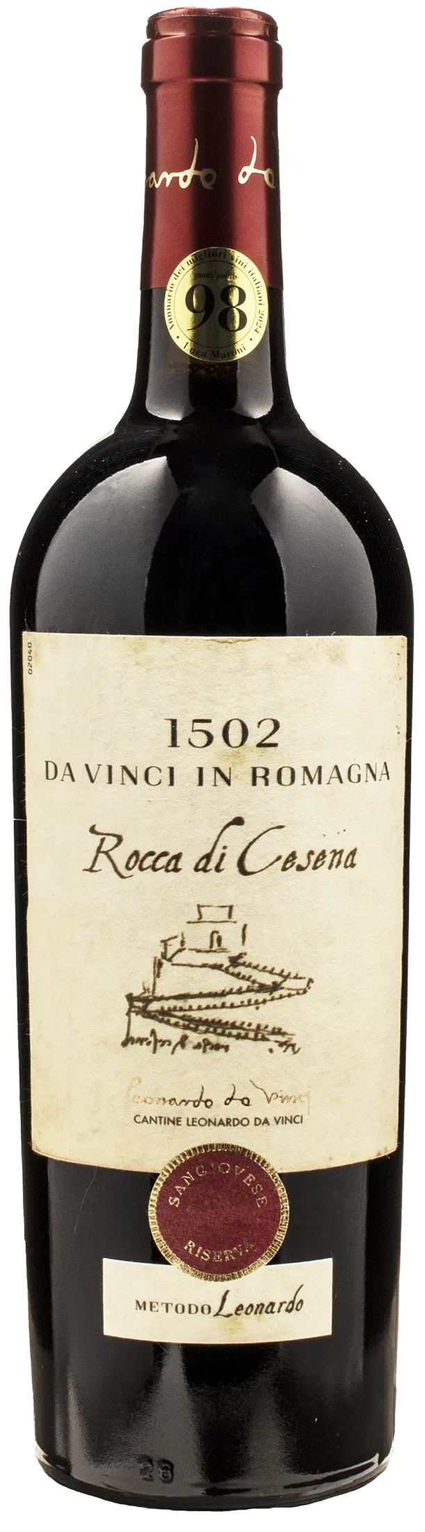 Leonardo da Vinci 1502 Sangiovese Superiore Rocca di Cesena Riserva 2020