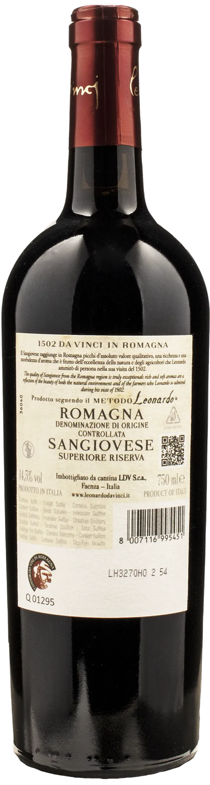 Leonardo da Vinci 1502 Sangiovese Superiore Rocca di Cesena Riserva 2020