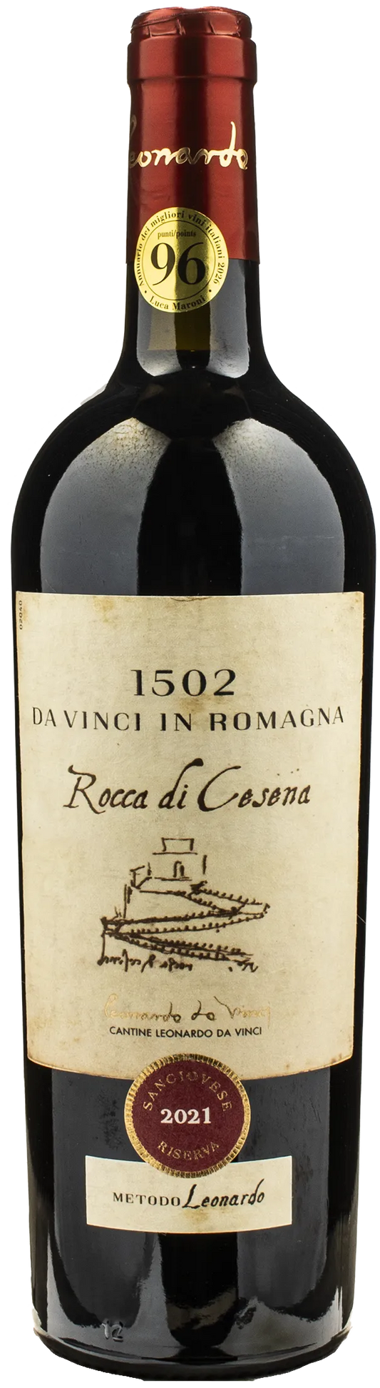 Leonardo da Vinci 1502 Sangiovese Superiore Rocca di Cesena Riserva 2021