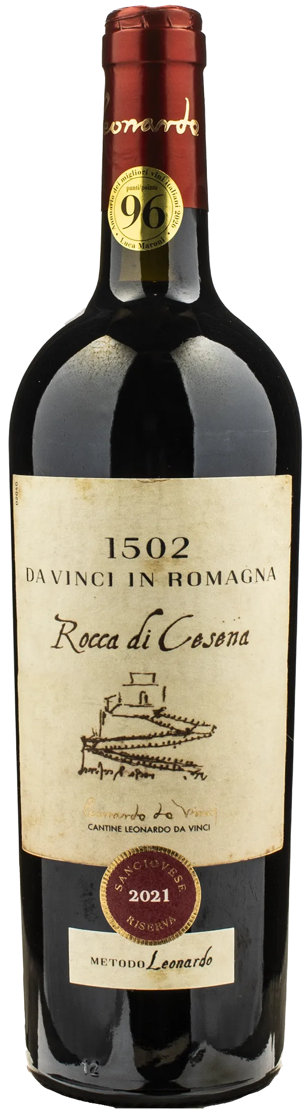 Leonardo da Vinci 1502 Sangiovese Superiore Rocca di Cesena Riserva 2021
