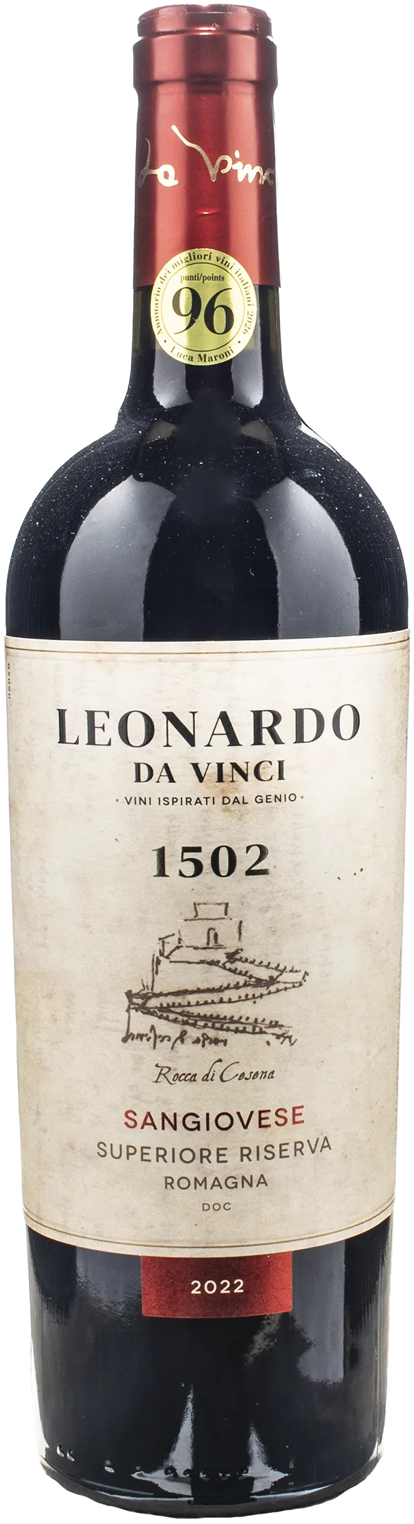 Leonardo da Vinci 1502 Sangiovese Superiore Rocca di Cesena Riserva 2022