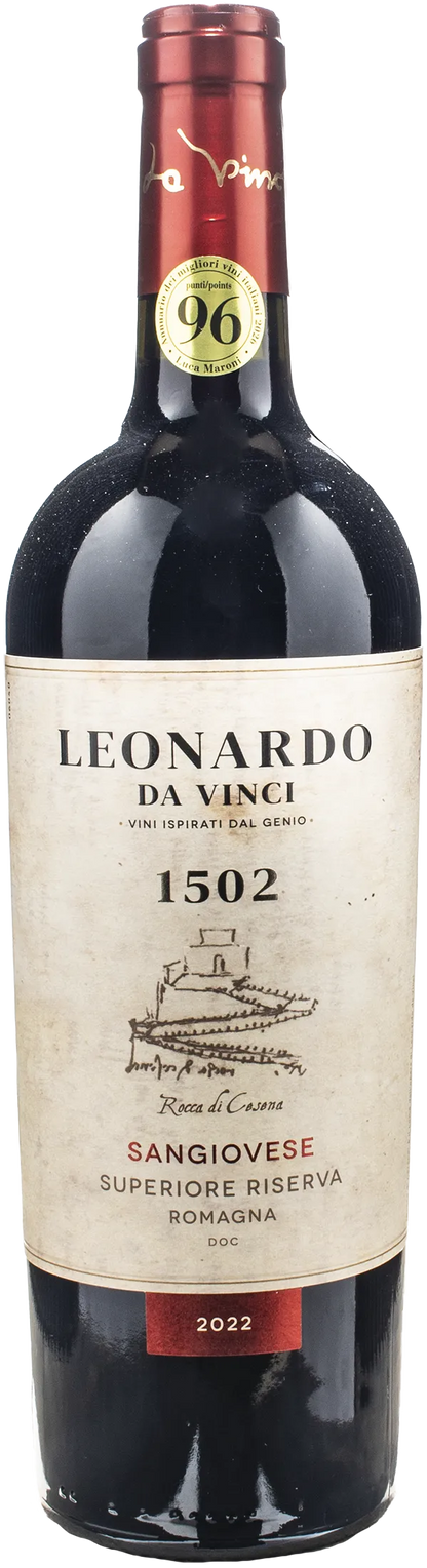 Leonardo da Vinci 1502 Sangiovese Superiore Rocca di Cesena Riserva 2022