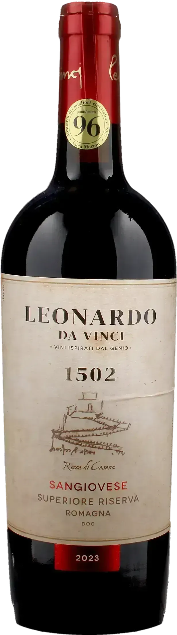Leonardo da Vinci 1502 Sangiovese Superiore Rocca di Cesena Riserva 2023