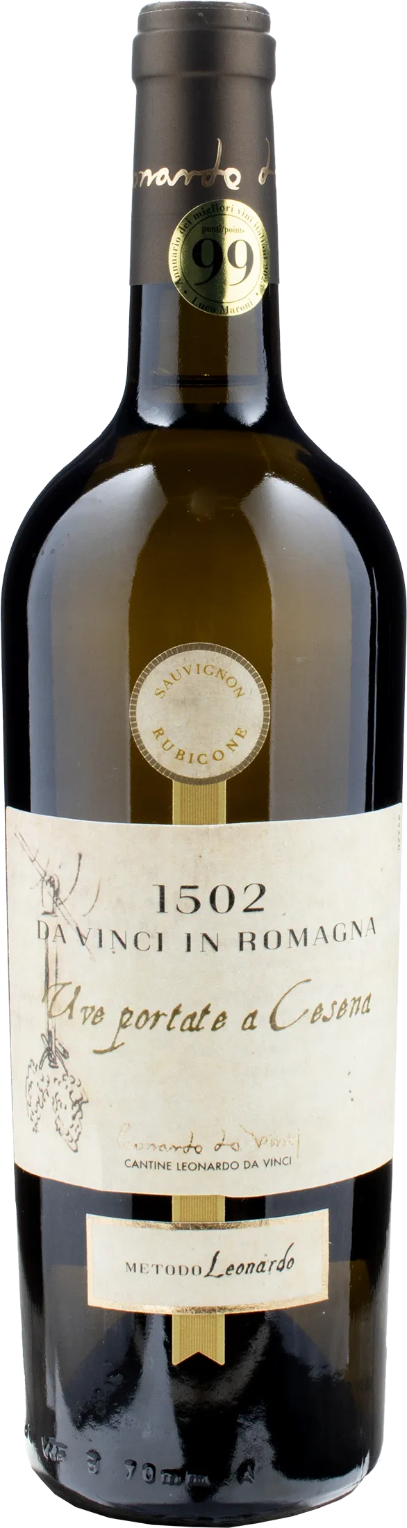 Leonardo da Vinci 1502 Sauvignon Rubicone Uve portate a Cesena 2023