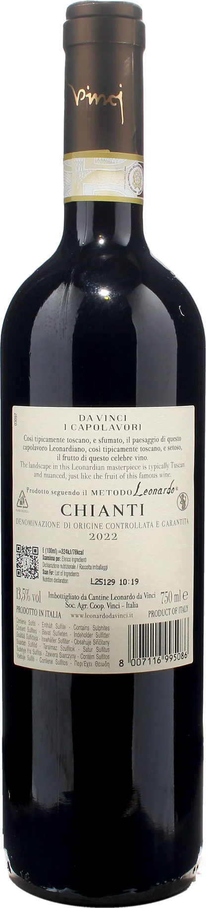 Leonardo da Vinci Capolavori Chianti Vergine delle Rocce 2022