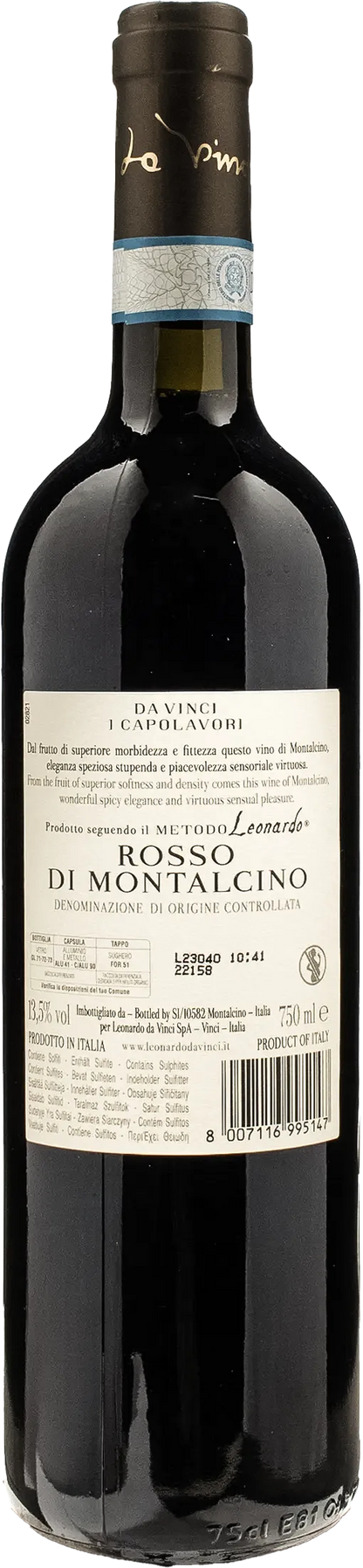 Leonardo da Vinci Capolavori Rosso di Montalcino Gli Angeli 2021